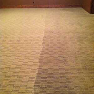 before 7 after carpet cleaningf